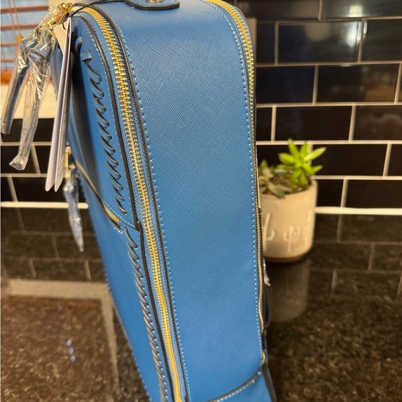 Calpak Blue Kaya Backpack 15in - Picture 7 of 15